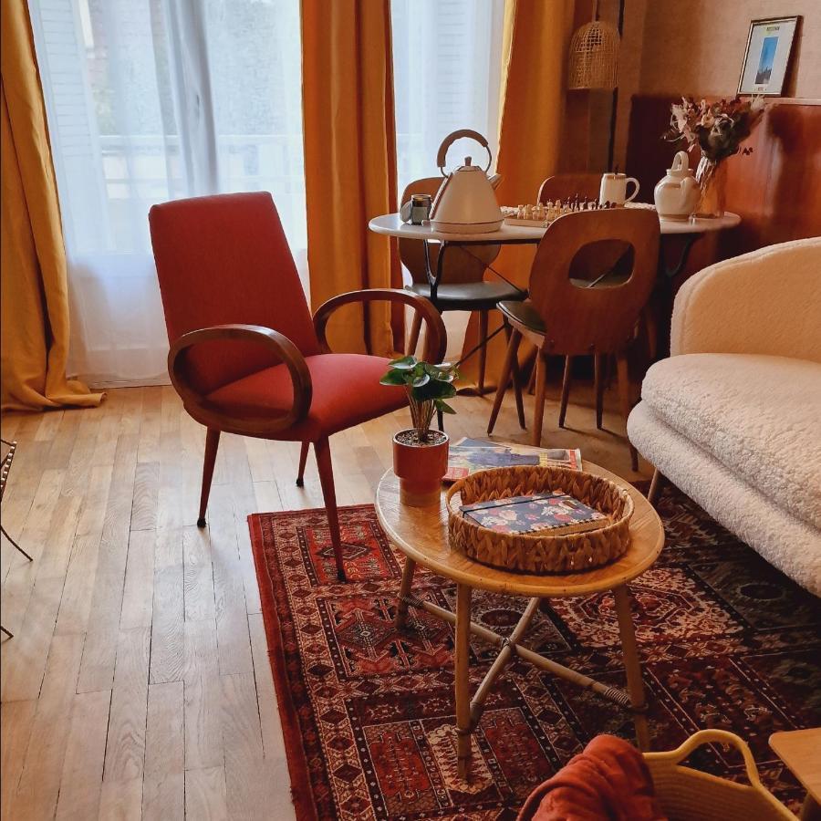 Studio 2 Pers Aux Inspirations 60S ชาลง-ซูร์-ซอน ภายนอก รูปภาพ